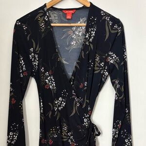 Joe Fresh Floral Wrap Dress